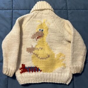 Sesame Street Big Bird Handmade Sweater